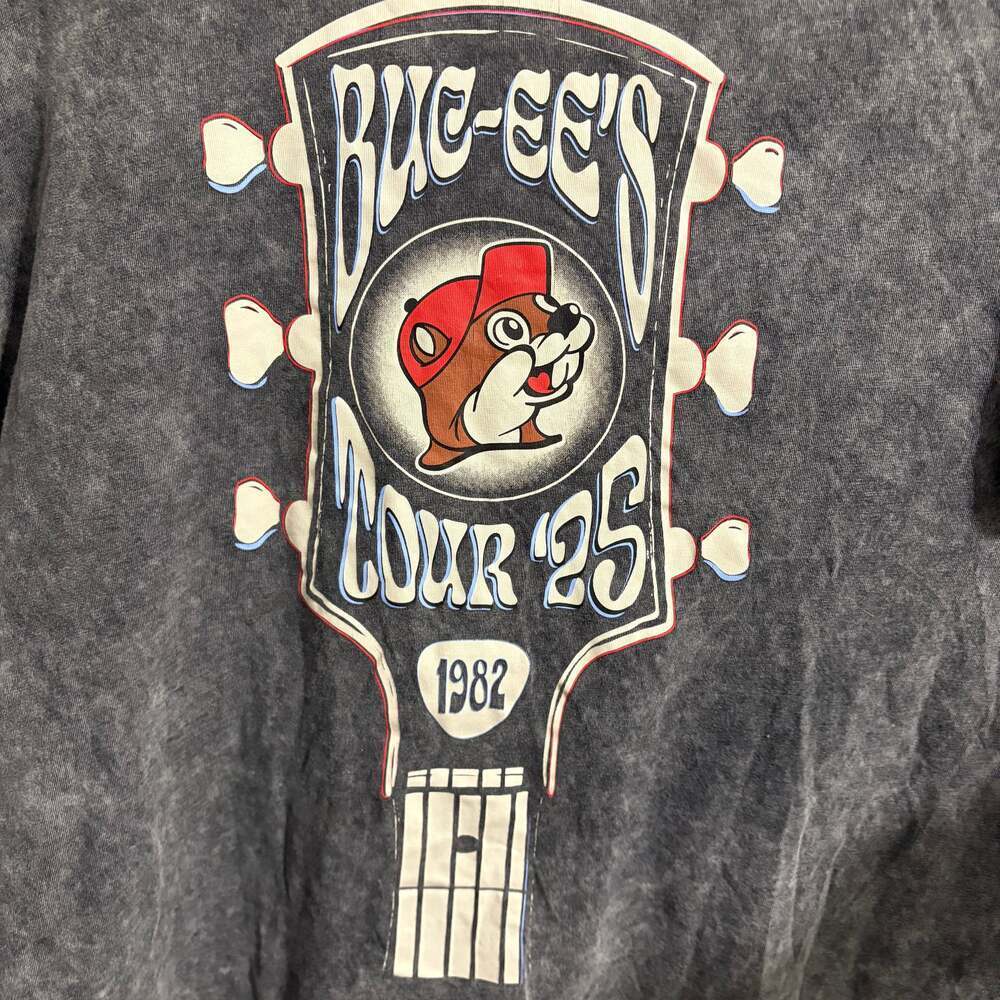 Buc-ee's 2025 Tour T-Shirt Grey - size L - Picture 2 of 4